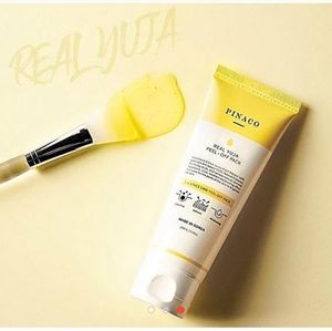 🆕PINACO Real Yuja Peel-Off Face Mask, Blackhead Remover Set of 2 Made in Korea